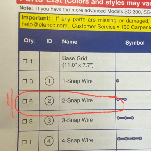 Snap Circuits Jr. SC-100 Electronics Discovery Kit By Elenco - Picture 11 of 11